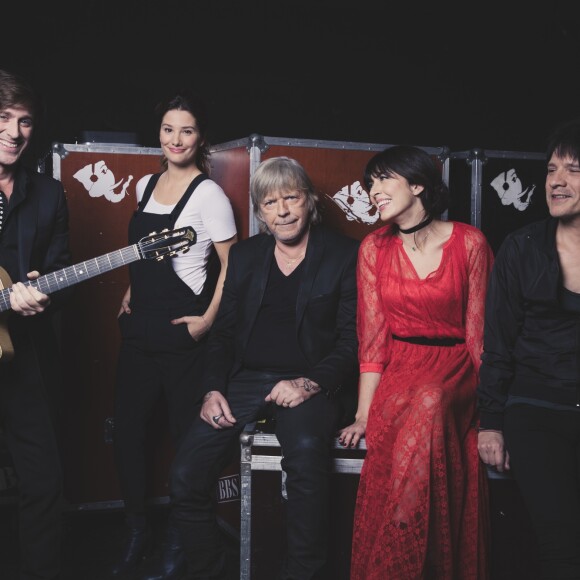 Exclusif - Thomas Dutronc, Alice Pol, le chanteur Renaud (Renaud Séchan), Nolwenn Leroy, Nicola Sirkis - Backstage de l'émission " MerciRenaud", qui sera diffusée le samedi 17 décembre 2016 en prime time sur France 2. © Cyril Moreau/Bestimage