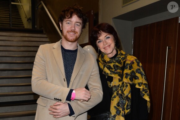 Anny Duperey et son fils Gaël Giraudeau - Michaël Gregorio fête ses 10 ans de carrière avec son spectacle "J'ai 10 ans!" à l'AccorHotel Arena à Paris, le 16 décembre 2016. © Coadic Guirec/Bestimage