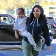 Rob Kardashian et sa fiancée Blac Chyna sont allés chez le dentiste à Calabasas. Blac Chyna porte son fils King Stevenson dans ses bras. Le 1er décembre 2016