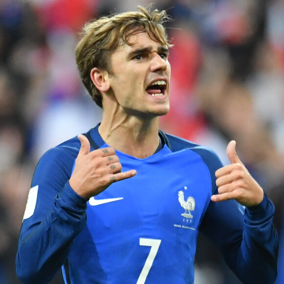 Antoine Griezmann durant le match opposant la France à la Bulgarie au Stade de France le 7 octobre 2016.