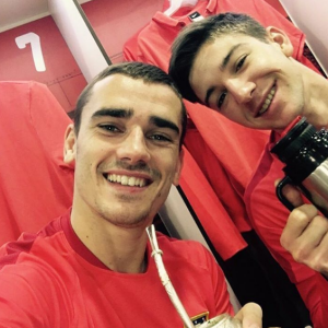 Antoine Griezmann pose sur Instagram.