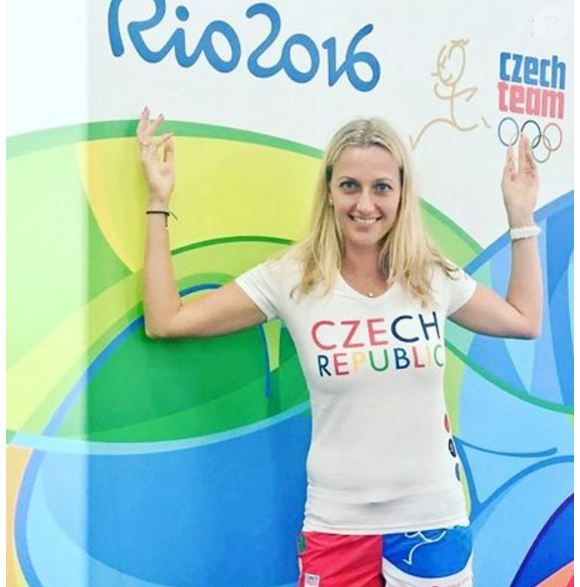 Petra Kvitova lors des Jeux olympiques de Rio de Janeiro - août 2016.