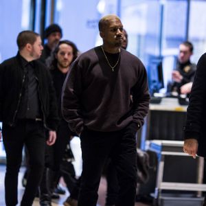 Kanye West à la Trump Tower à Manhattan, New York, le 13 décembre 2016.
