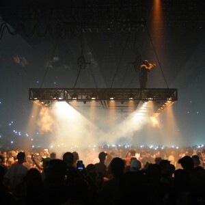 Kanye West à l'American Airlines Arena à Miami, le 17 septembre 2016.