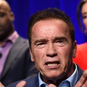 Arnold Schwarzenegger à la soirée New Celebrity Apprentice à Universal Studios à Los Angeles, le 9 décembre 2016