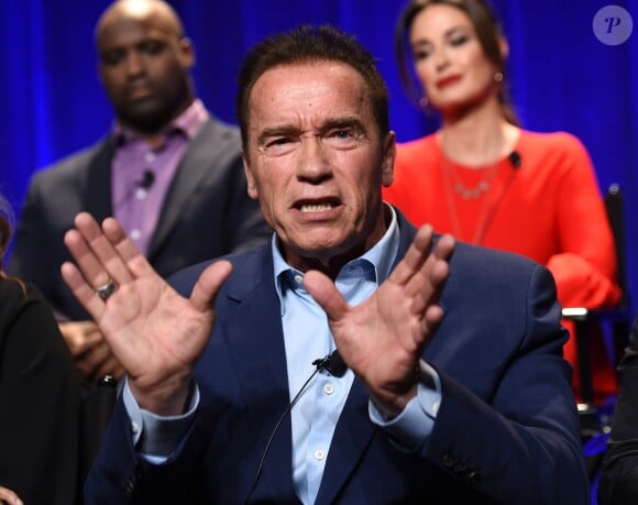 Arnold Schwarzenegger à la soirée New Celebrity Apprentice à Universal Studios à Los Angeles, le 9 décembre 2016