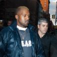Première sortie de Kanye West depuis son hospitalisation (cheveux blond) est allé déjeuner avec Corey Gamble au restaurant The Mercer Kitchen à New York, le 12 décembre 2016