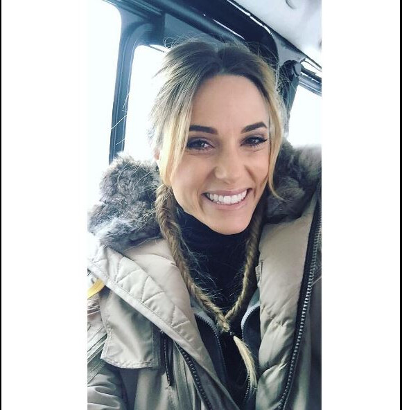 Capucine Anav au ski, à Montgenèvre, 19 décembre 2016, sur Instagram