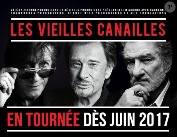 Les Vieilles Canailles se retrouveront sur scène pour une tournée de douze dates entre juin et juillet 2017.
