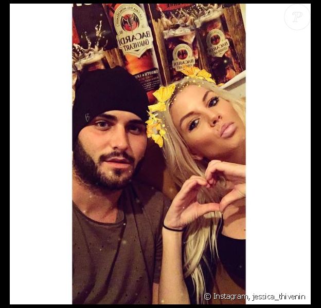 Jessica et Nikola des "Marseillais et les Ch'tis VS Le reste du monde" complices sur Instagram, septembre 2016