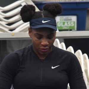 Serena Williams s'entraine à l'ASB Tennis Centre d'Auckland. Nouvelle-Zélande, le 30 décembre 2016.