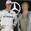 Michael Schumacher et sa manager Sabine Kehm lors du Grand Prix de Formule 1 du Brésil à Sao Paulo le 25 novembre 2012.