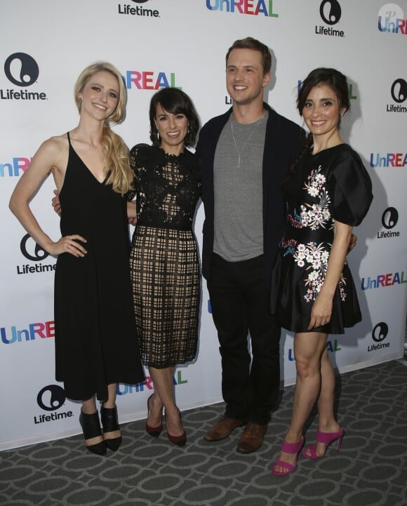 Shiri Appleby, Constance Zimmer, Freddie Stroma, Johanna Braddy à la première du film 'UnREAL' à Los Angeles, le 4 juin 2016