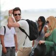 Exclusif - Lauren Conrad et son chéri William Tell à l'aéroport de Cabo San Lucas, le 15 juillet 2012