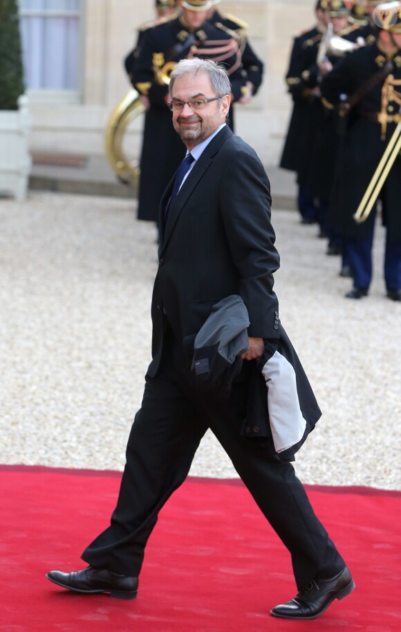 Francois Chérèque - Dîner d'Etat au Palais de l'Elysée en l'honneur du président Tunisien Béji Caïd Essebsi à Paris le 7 avril 2015.