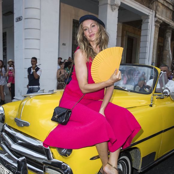 Gisele Bündchen - Defilé Croisière Chanel à La Havane à Cuba, le 3 mai 2016. © Olivier Borde/Bestimage
