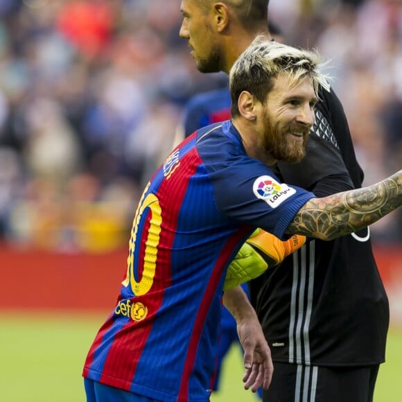 Lionel Messi - Le FC Barcelone remporte la victoire contre Valence (2 a 3) à Valence le 22 octobre 2016