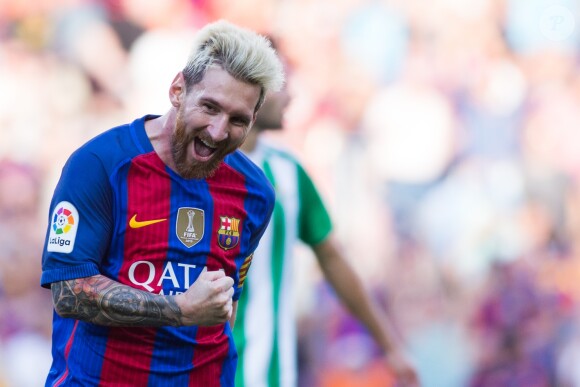 Le FC Barcelone de Lionel Messi remporte le premier match de l'année en Ligua, 6 à 2 contre le Betis Seville au Camp Nou à Barcelone le 20 Août 2016.