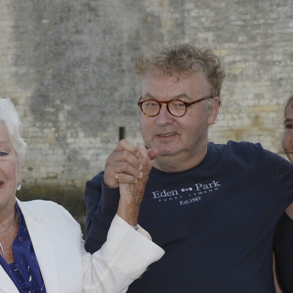 Bernard Stora, Line Renaud, Dominique Besnehard, Barbara Bolotner - 16ème Festival de la Fiction TV à La Rochelle, le 12 septembre 2014