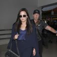 Demi Lovato arrive à l'aéroport de LAX à Los Angeles pour prendre l’avion, le 16 novembre 2016