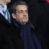 Nicolas Sarkozy - Personnalités au match PSG - Nantes (2-0) au Parc des Princes à Paris le 19 novembre 2016.