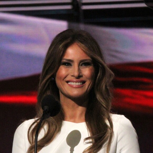 Melania Trump, la femme de Donald Trump lors du 1er jour de la convention républicaine à Cleveland, le 18 juillet 2016.