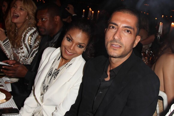 Janet Jackson et Wissam Al Mana au 65e Festival de Cannes, le 23 mai 2012
