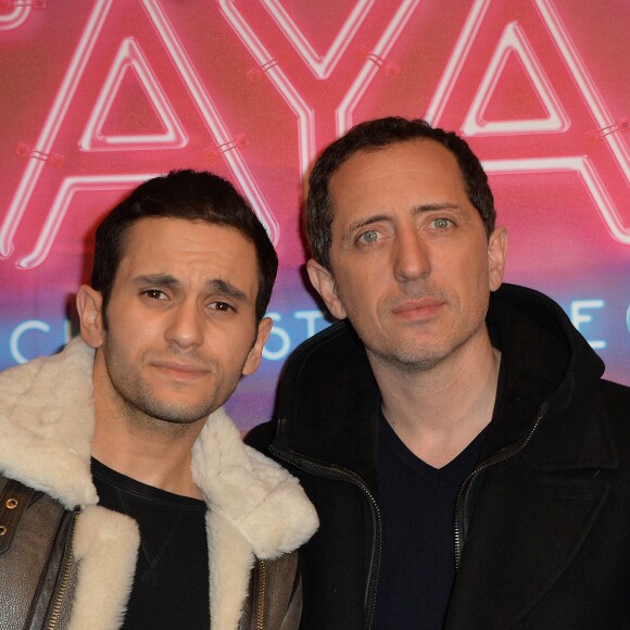 Malik Bentalha et Gad Elmaleh - Avant première du film "Pattaya" au Gaumont Opéra à Paris le 15 février 2016. © Veeren/Bestimage