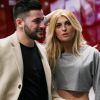 Exclusif - Anthony (La Villa des Coeurs Brisés) et Mélanie (La Villa des Coeurs Brisés 2) - Les candidats à l'émission "Les Anges 9" partent de l'aéroport CDG à Roissy en France pour Miami le 2 janvier 2017.