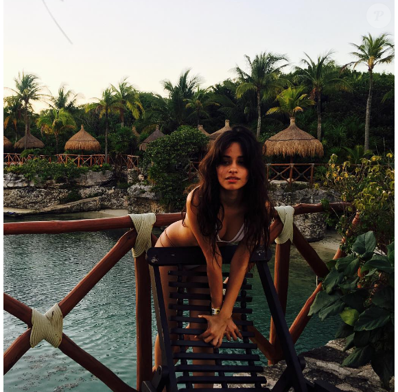 Camila Cabello torride lors de ses vacances à Cancun. Photo publiée sur Instagram en janvier 2017