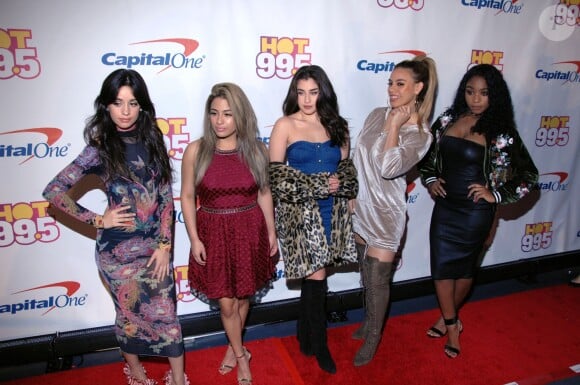 Le groupe Fifth Harmony (Dinah Jane Hansen, Camila Cabello, Ally Brooke, Lauren Jauregui et Normani Kordei ) à la soirée Hot 99.5's Jingle au Verizon Center à Washington, le 13 décembre 2016 © Tina Fultz via Zuma/Bestimage