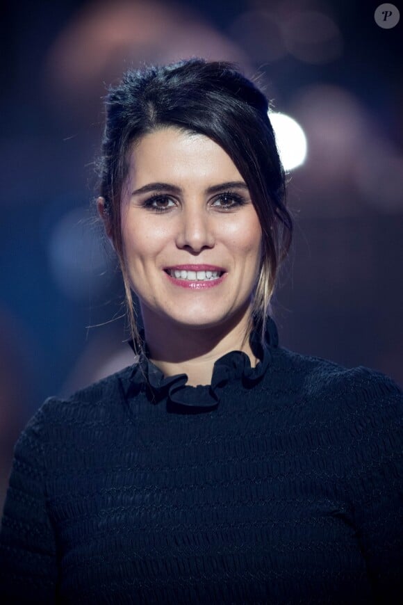 Exclusif - Karine Ferri lors de la soirée hommage Grégory Lemarchal : Dix ans après, l'histoire continue, le 7 janvier 2017 au Zénith de Paris et sur TF1 (réalisation DMLS TV), au profit de la construction d'une maison d'accueil pour les patients atteints de la mucoviscidose. © Cyril Moreau/Bestimage
