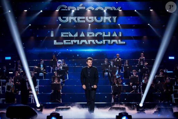 Exclusif - Marc Lavoine lors de la soirée hommage Grégory Lemarchal : Dix ans après, l'histoire continue, le 7 janvier 2017 au Zénith de Paris et sur TF1 (réalisation DMLS TV), au profit de la construction d'une maison d'accueil pour les patients atteints de la mucoviscidose. © Cyril Moreau/Bestimage