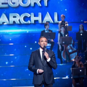 Exclusif - Nikos Aliagas animait la soirée hommage Grégory Lemarchal : Dix ans après, l'histoire continue, le 7 janvier 2017 au Zénith de Paris et sur TF1 (réalisation DMLS TV), au profit de la construction d'une maison d'accueil pour les patients atteints de la mucoviscidose. © Cyril Moreau/Bestimage