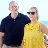 Zara Phillips et son mari Mike Tindall assistaient à la course Magic Millions en présence de leur fille Mia sur la plage de Gold Coast dans le Queensland en Australie le 10 janvier 2017.