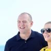 Zara Phillips et son mari Mike Tindall assistaient à la course Magic Millions en présence de leur fille Mia sur la plage de Gold Coast dans le Queensland en Australie le 10 janvier 2017.