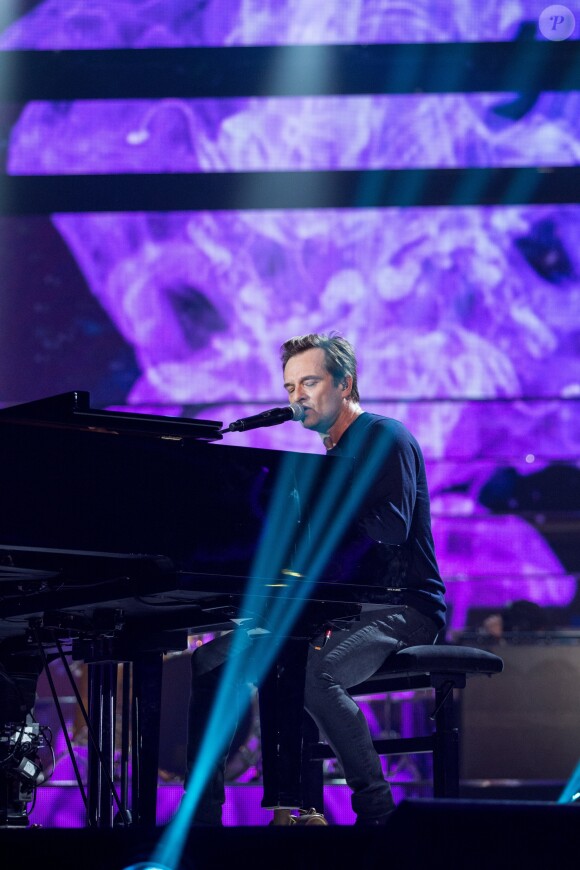 Exclusif - David Hallyday - Enregistrement de l'émission "Cette Soirée Là, la suite" au Zénith de Paris le 8 et 9 janvier 2017. © Cyril Moreau - Veeren Ramsamy / Bestimage