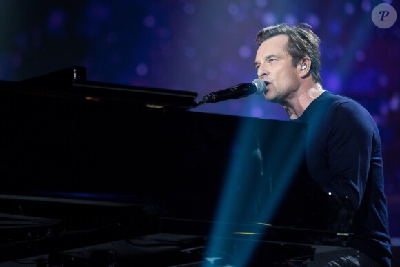Exclusif - David Hallyday - Enregistrement de l'émission "Cette Soirée Là, la suite" au Zénith de Paris le 8 et 9 janvier 2017. © Cyril Moreau - Veeren Ramsamy / Bestimage