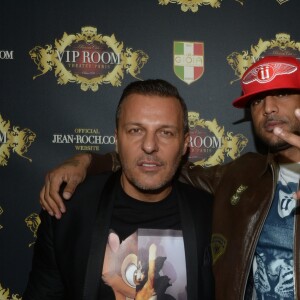 Jean Roch et Booba - Le chanteur Booba en aftershow au Vip Room a Paris le 13 novembre 2013.