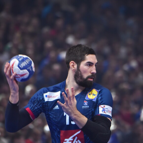 Nikola Karabatic - L'équipe de France de handball perd contre le Danemark (28-29) en Golden League, à l'AccorHotels Arena à Paris le 7 janvier 2018. © Lionel Urman/Bestimage