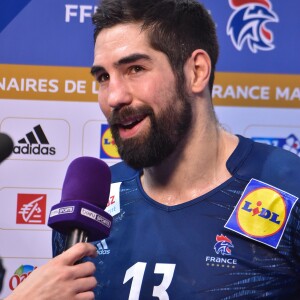 Nikola Karabatic - L'équipe de France de handball perd contre le Danemark (28-29) en Golden League, à l'AccorHotels Arena à Paris le 7 janvier 2018. © Lionel Urman/Bestimage