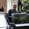 George Michael a la sortie de son domicile a Londres le 1er octobre 2012.