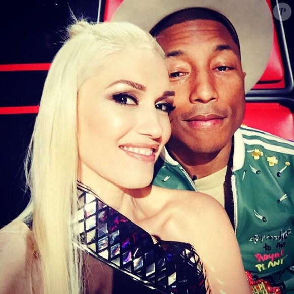 Gwen Stefani et Pharrell Williams. Décembre 2014.