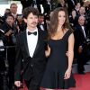 Lucie Lucas et son mari Adrien - Montée des marches du film "Carol" lors du 68e Festival International du Film de Cannes, à Cannes le 17 mai 2015.