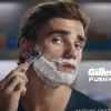 Nouvelle publicité Gillette avec Antoine Griezmann dévoilée le 12 janvier 2017.