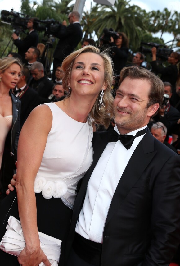 Laurence Ferrari et son mari Renaud Capuçon - Montée des marches du film "Irrational Man" (L'homme irrationnel) lors du 68ème Festival International du Film de Cannes, à Cannes le 15 mai 2015.