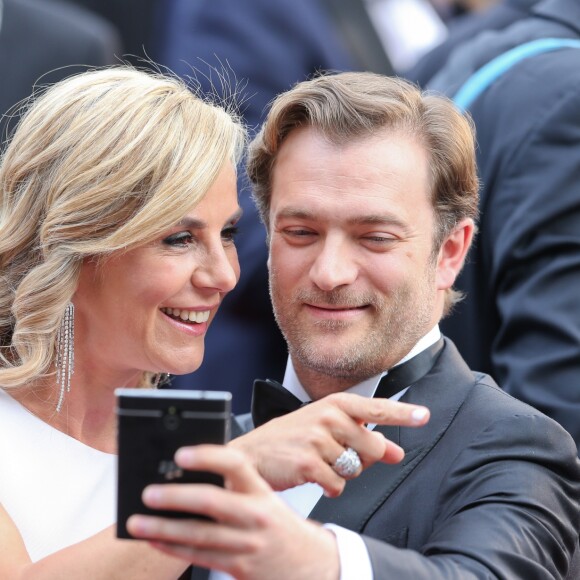 Laurence Ferrari et Renaud Capuçon - People au 68 ème festival du film de Cannes le 15 mai 2015