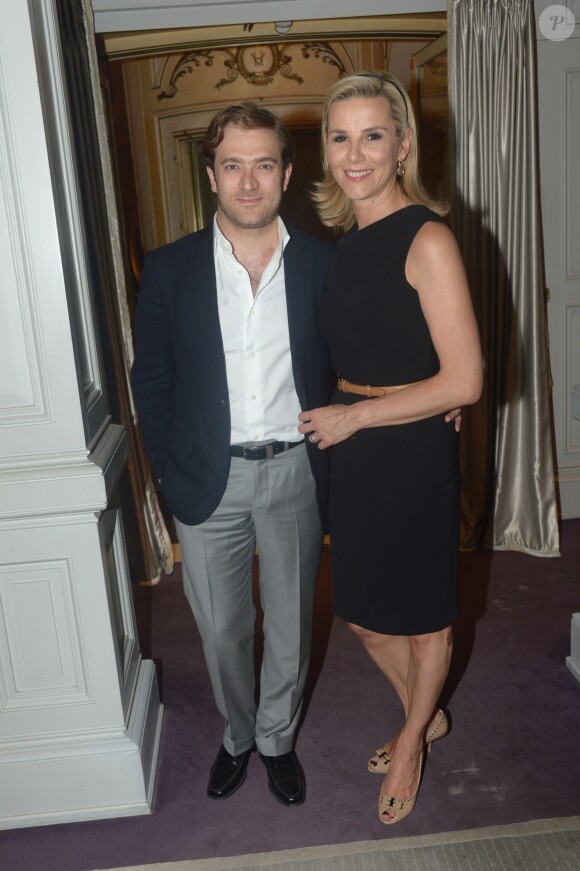Exclusif - Laurence Ferrari et son mari Renaud Capucon - Soiree de lancement de la saison estivale du Grand Hotel du Cap-Ferrat a l'hotel Vendome a Paris, le 18 juin 2013.