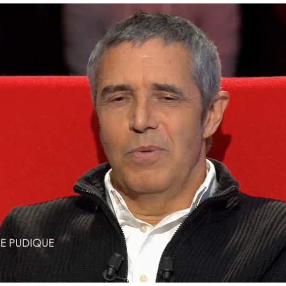 Julien Clerc et Carla Bruni évoquent leur amitié dans "Le Divan de Marc-Olivier Fogiel", sur France 3. Le 17 janvier 2016.