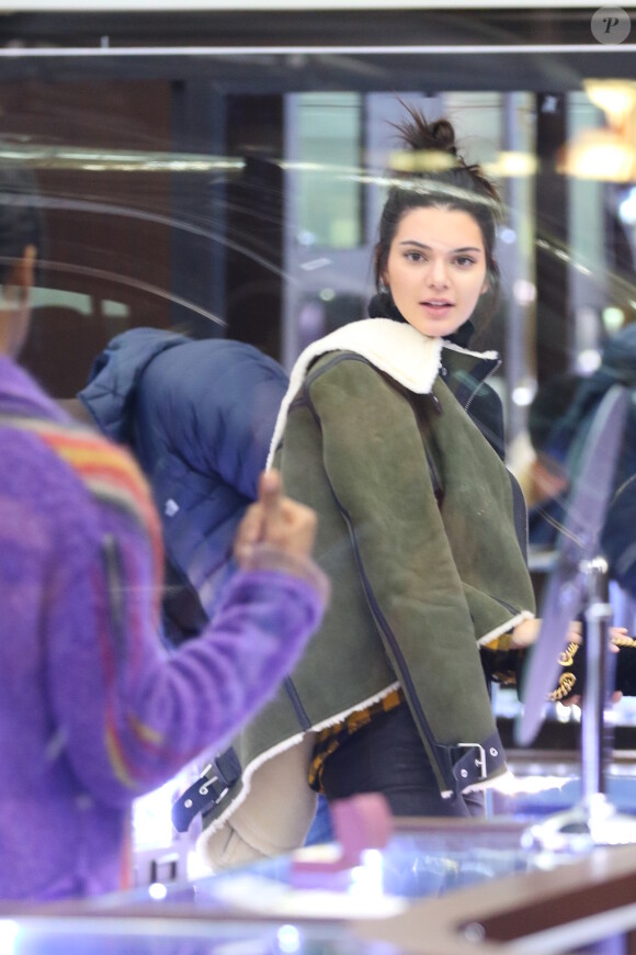 Kendall Jenner et A$AP Rocky en pleine séance de shopping à New York le 17 janvier 2017